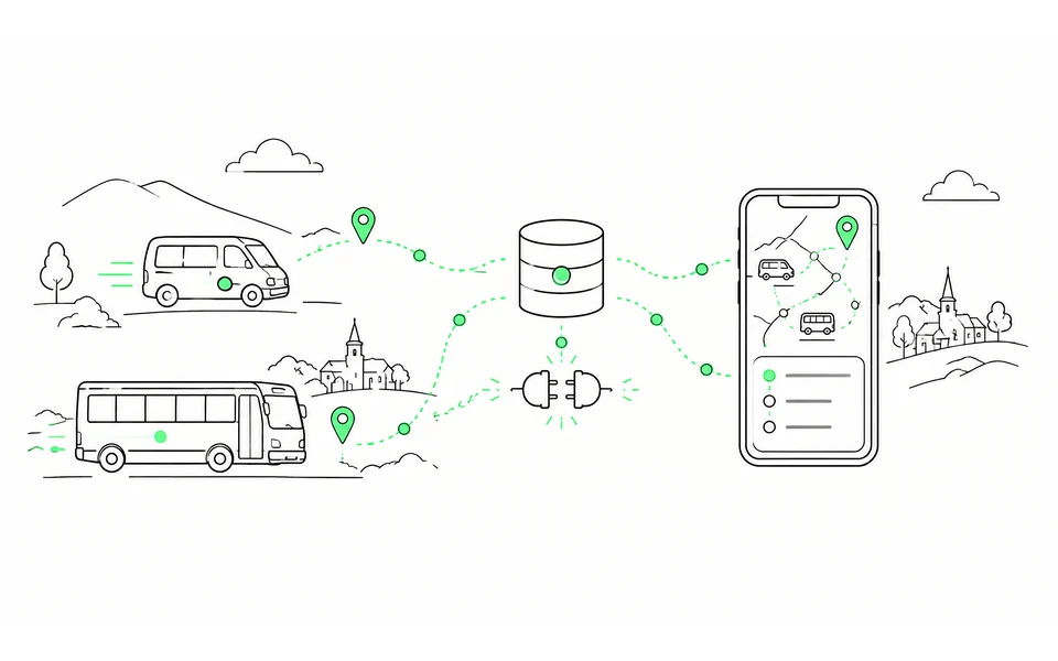 Bedarfsverkehr in die Fahrplanauskunft bringen. Was die EU-Vorgaben verlangen und wie es technisch gelingt Bedarfsverkehrsdaten verbinden Rufbus, Linienbus und digitale Fahrplanauskunft