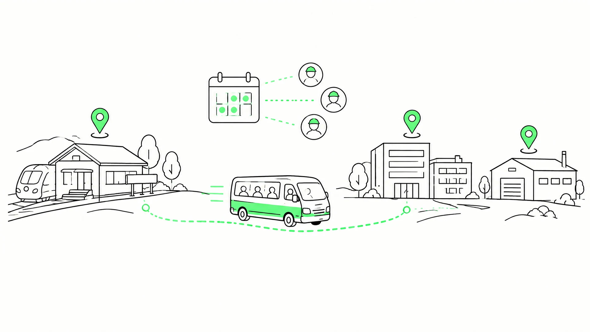 On-Demand-Shuttle verbindet Bahnhof und Gewerbegebiet für Pendler