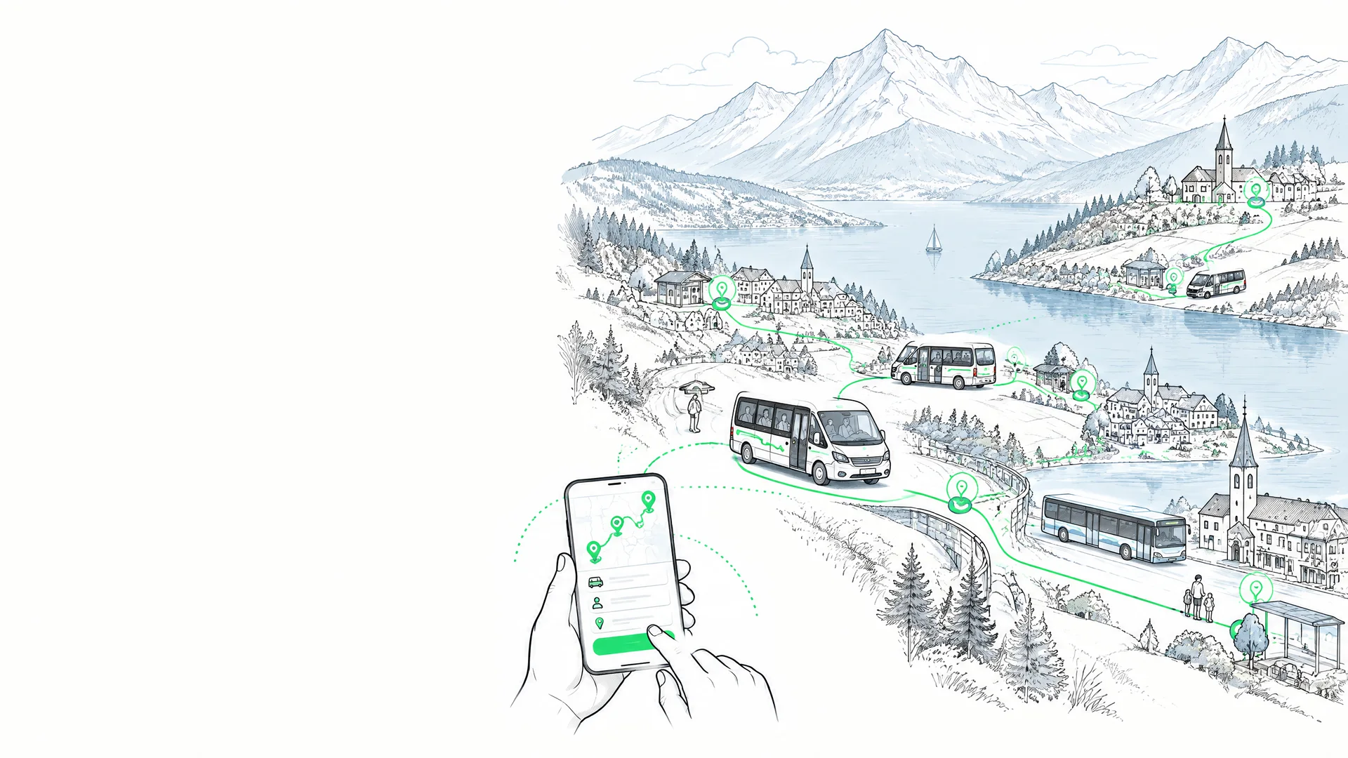Mikro-ÖV in Kärnten Wachsendes Mikro-ÖV-Netz verbindet Kärntner Gemeinden, Busanschlüsse und digitale Buchung