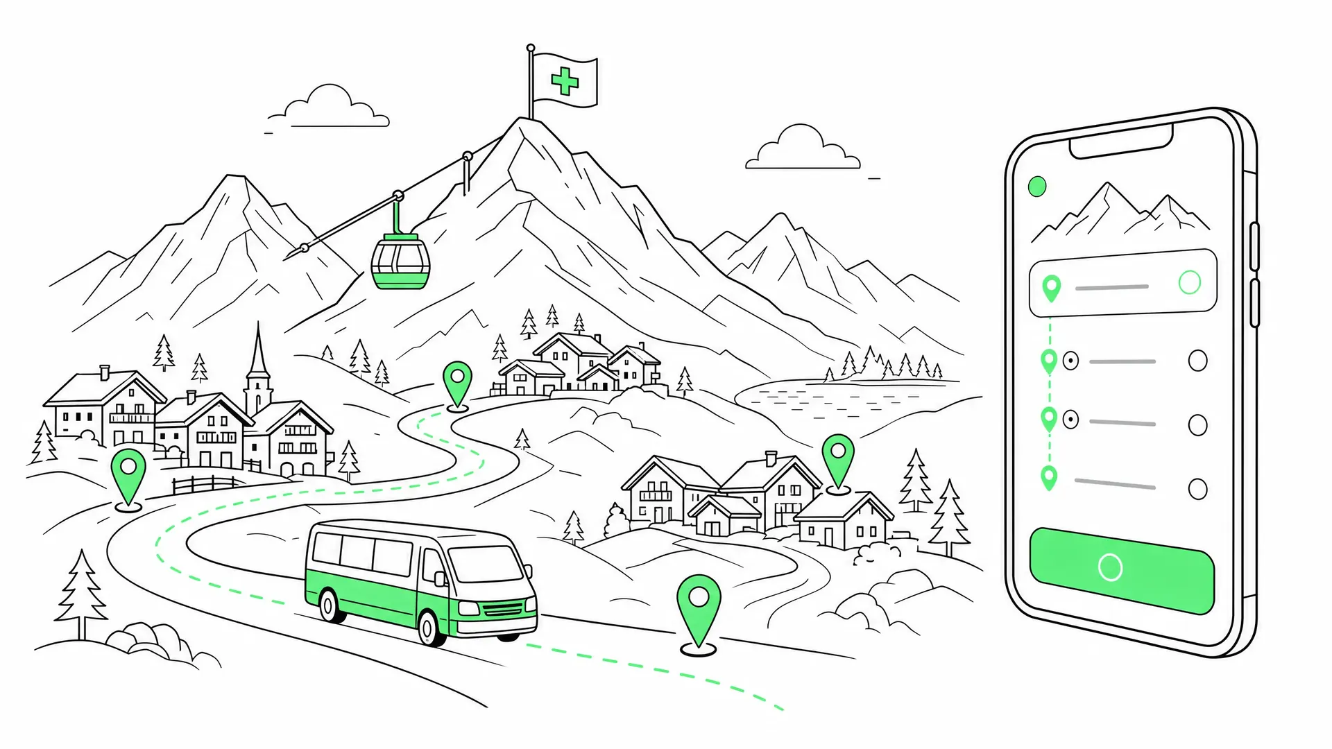 On-Demand Verkehr in der Schweiz aus alpiner Erfahrung
