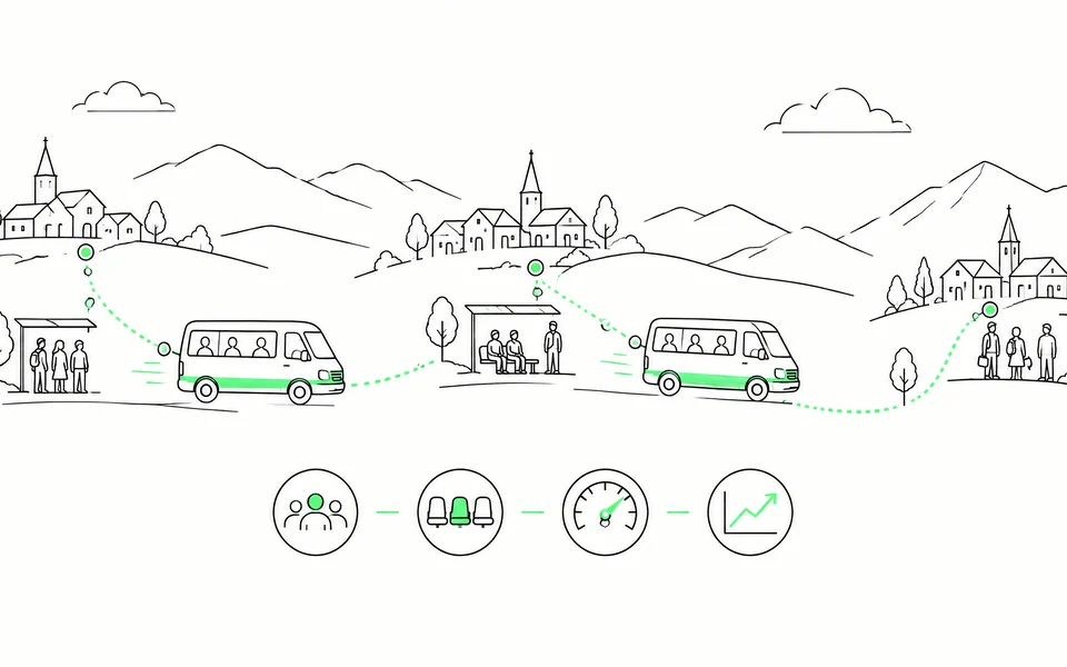 Wirtschaftlich gebündelter On-Demand-Verkehr