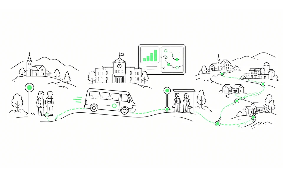 Vom Pilotprojekt in den Regelbetrieb. Wie Gemeinden ihren Bedarfsverkehr richtig evaluieren Rufbus-Pilotprojekt mit Kennzahlen, Netzplanung und Auslastungsanzeige