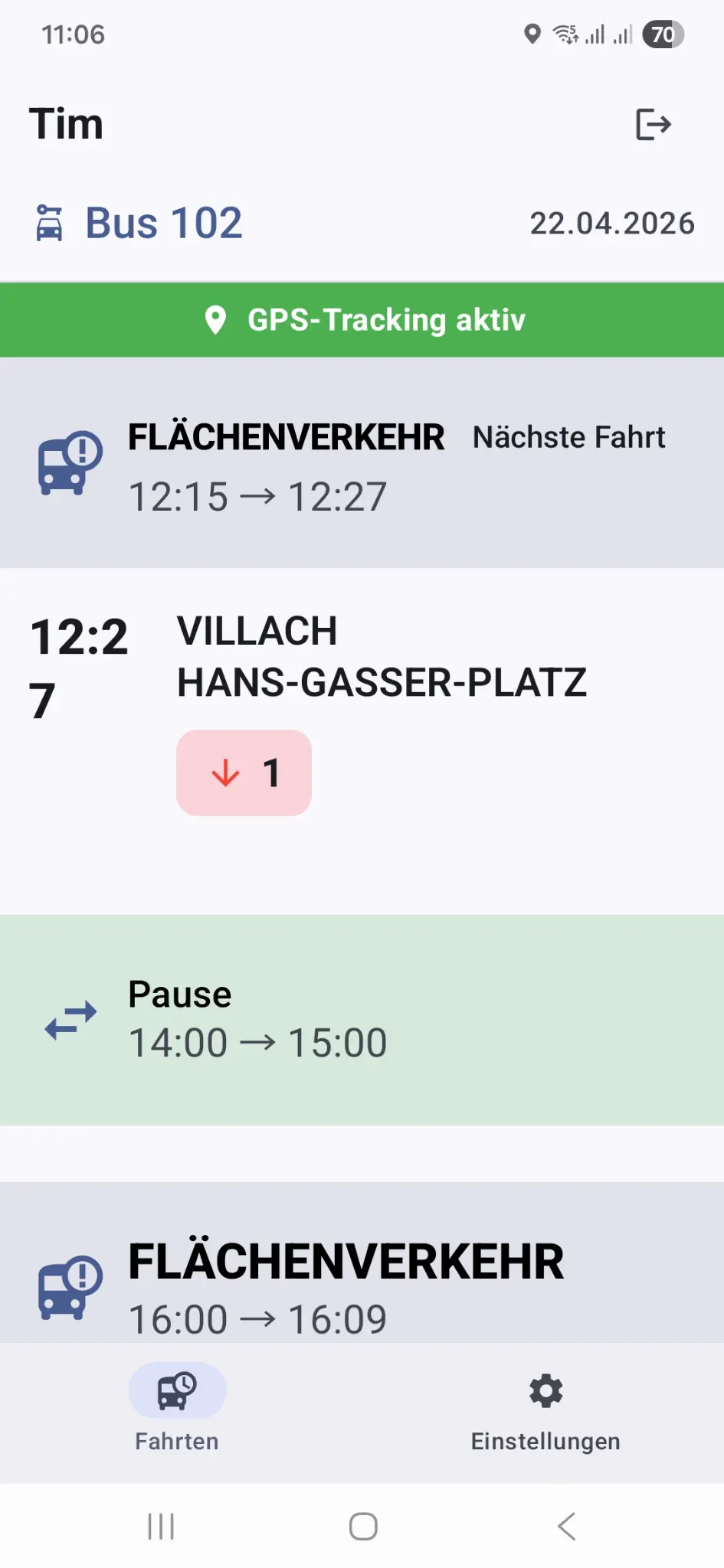 Fahrer App