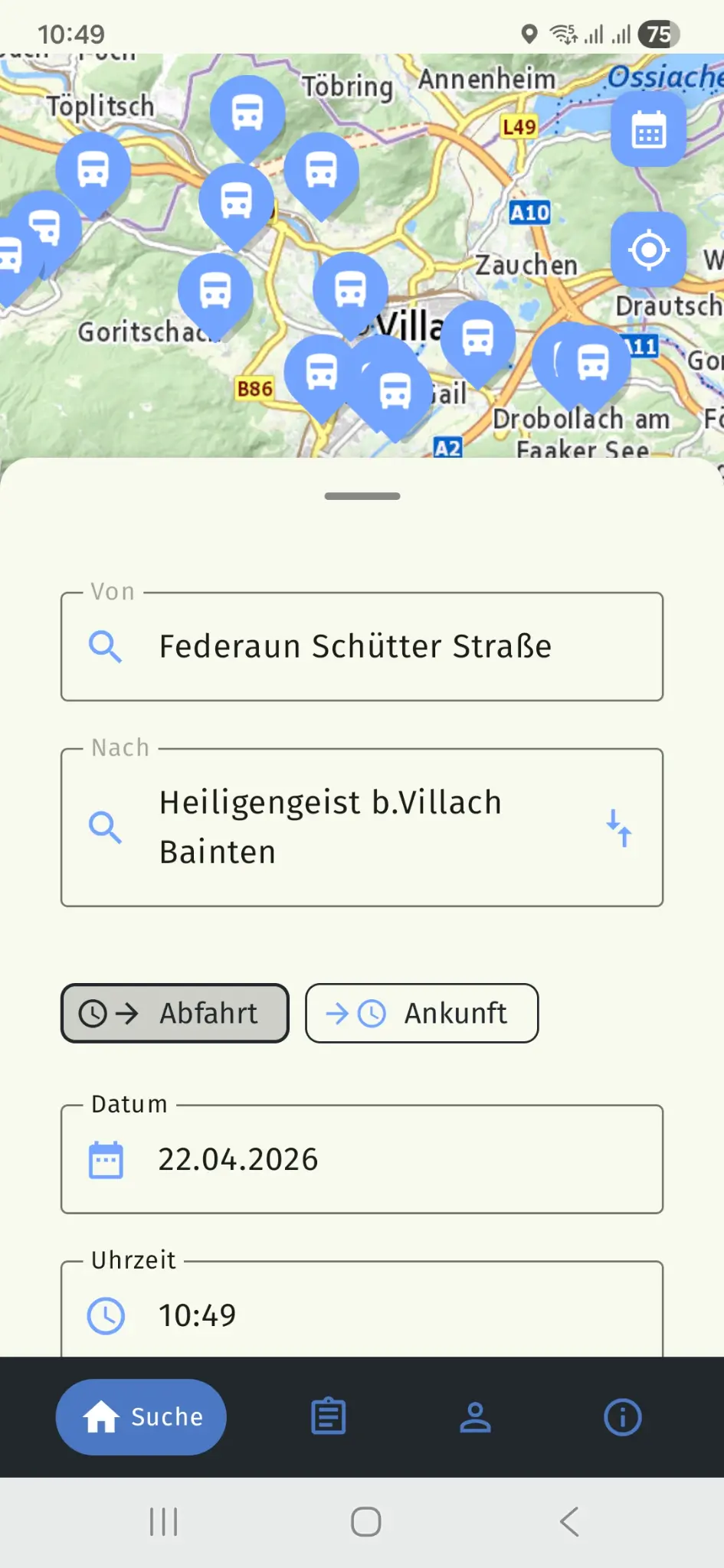 Fahrgast Kunden App
